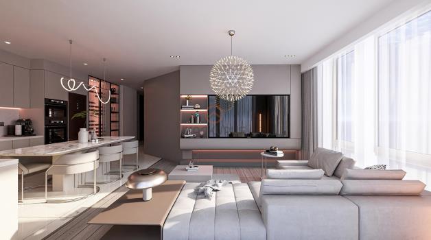 Appartement de Luxe 3+1 à Vendre à Geçitkale, Vie Immersée dans la Nature