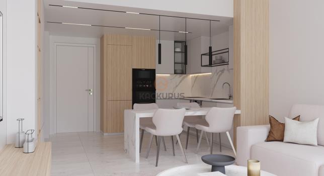 1+1 Wohnungen mit Moderner Architektur zum Verkauf in Iskele, Nordzypern